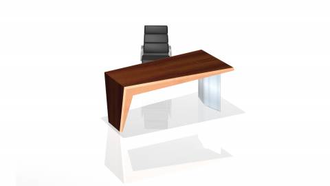Face circon face desk base unit with leg vital office