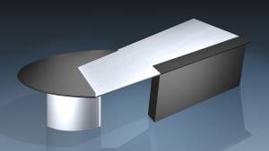 circon executive jet - executive desk - Design Black &amp; White