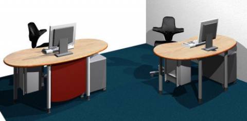 desks - infinity design e-style - Space saving workstations