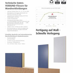 VitAcoustic® Composite Tiles for Wall Cladding – Technical Data and Installation Example