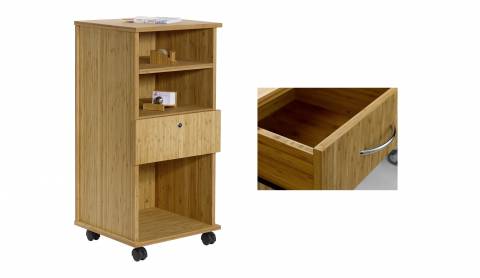 Bamboo multipurpose Caddy with 1 drawer (Sitwell collection)