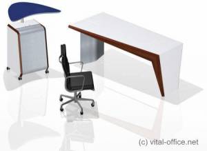 Design Variations with Base Desk and Caddy with Stand-up attachment