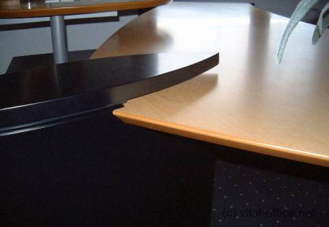 circon executive wing - executive desk - Hidden cabling