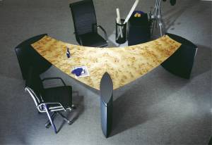 circon executive wing - executive desk - Special veneers