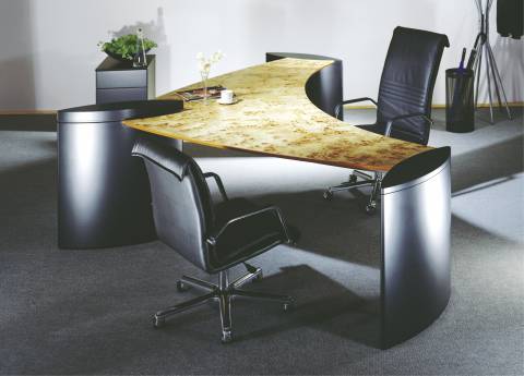 circon executive wing - executive desk - Special veneers