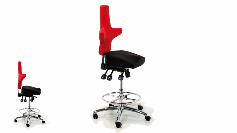 WEY-chair 106h Hochsitzer (Barstuhl) DUOcolor ROT