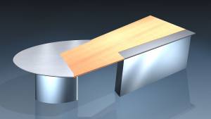 circon executive jet - executive desk - Design: Ambience chrome