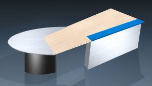 circon executive jet - executive desk -Design Ambience Aluminum