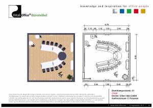 flexiconference in Bambus Massivholz - edle Konferenztischanlage