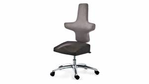 WEY-chair 106 saddle chair DUOcolor GREY