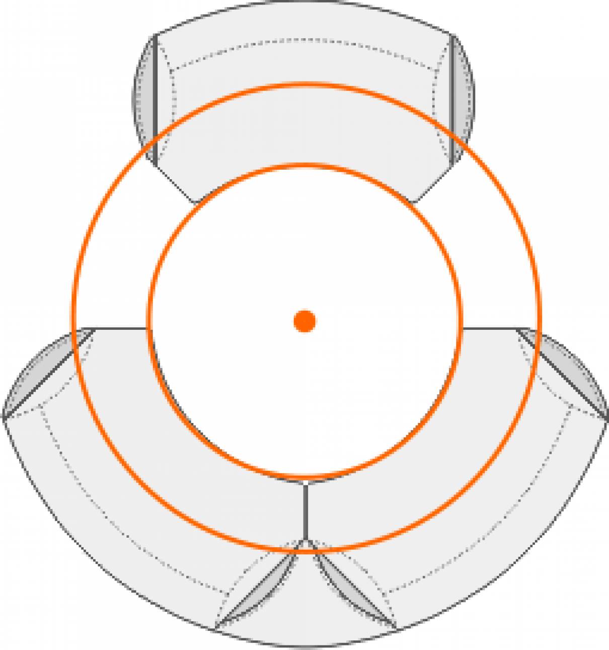 Circon Executive Classic Anthropometric Table Tops Are Circular