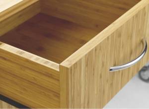 Bamboo Design Sideboard with doors, 2 drawers and add-on top. (Sitwell collection)